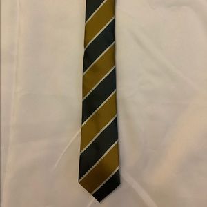 Sovereign Code Dark Gold Bright Navy Tie